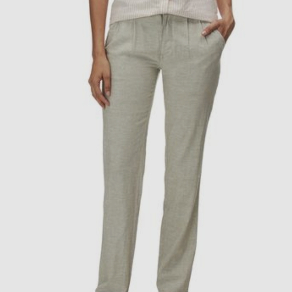 Patagonia W's Island Hemp Pant Light Tan Chinos Size 8 Outdoor Casual